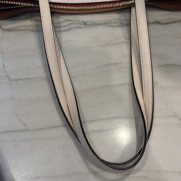 Authentic Coach Ivory Crossgrain Leather CityTote Bag! - Picture 14 of 16